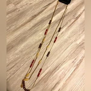 NWT New York and Company double layer necklace